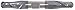 Monster Tool - 243-001083 - Carbide End Mill, 3/8" Diameter, 2 Flute, Double