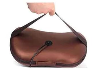 Cojín de Masaje SHIATSU Eléctrico con Calor y Terapia Magnética, Masajeador Cervical, Espalda, Abdominal, Brazos y Piernas. Almohada con 4 Rodillos, Ideal para Casa, Oficina, Coche o Viaje
