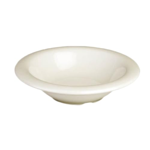 FSE CR5608V Salad Bowl, 8 oz., 6" Dia., Break-Resistant, Dishwasher Safe, Melamine, Ivory, BPA Free, NSF, Pack of 12