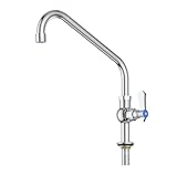 iVIGA Single Hole Cold Water Faucet: 10' Swing Spout Deck Mount Kitchen Faucet with Single Handle - Brass Utility Sink Modern Commercial Bar Rv Faucet for Kitchen Farmhouse
