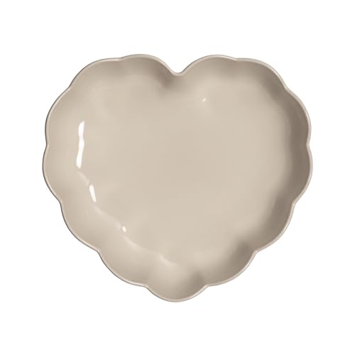 Emile Henry Made in France Ceramic Heart-Shaped Cake Dish, Madeleine Collection. 10.4" x 9.6" x 2.6", Clay by Emile Henry - Image 2