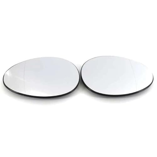 Miroir chauffant de rétroviseur pour Mini Cooper R56 R55 R60 verre dégivrant blanc la paire