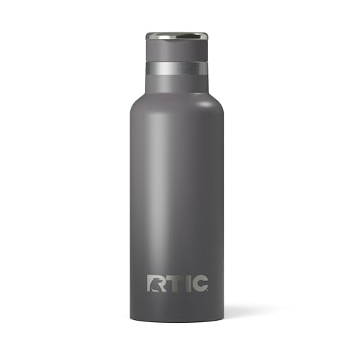Rtic 16 Oz Travel Mug: Ultimate Insulated Companion for Hot and Cold Drinks 6 RTIC 16oz Journey Bottle Metal Stainless Steel Vacuum Insulated, BPA Free, Reusable, for Water, Hot and Cold Drinks, Travel, Sports, Camping, Graphite
