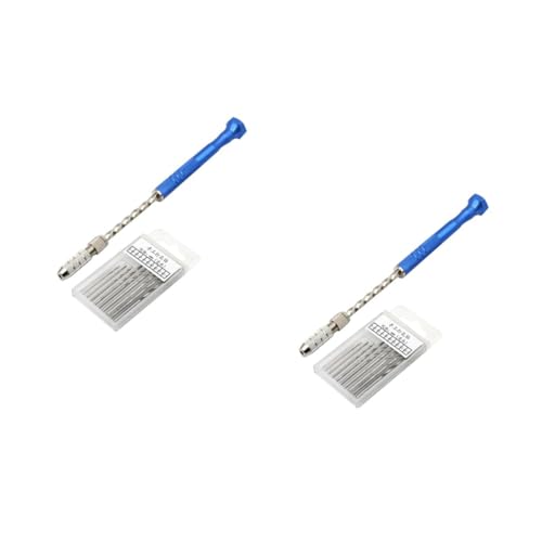 Balacoo 2sets Semi-automatic Glass Drill Bits Drilling for Glass Projects 11pcs*2