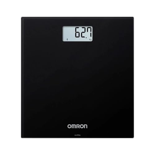 OMRON HN300T2 Intelli IT Báscula de Baño Inteligente con Bluetooth para Peso Corporal y IMC, App para Smartphone para Seguimiento de Progreso