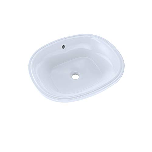 Toto Lt483G#01 Maris 17#5/8-Inch By 14#9/16-Inch Undercounter Lavatory Sink With Sanagloss, Cotton #TOP25