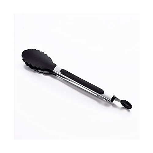 Pinzas de Cocina de Silicona para Barbacoa, 1 Pieza, antiadherentes, para Servir Pan y Ensalada.
