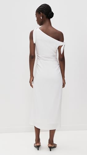 WAYF Women's Cleo Tie Shoulder Midi Dress3