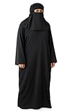 The Dragons Den Adults Traditional Burqa Robes & Hood Arabian Arab Muslim Chadri Burka Hijab Fancy Dress Costume [L-XL]