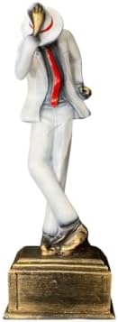 Imagem Ze Pelintra Terno Branco 30cm Resina - Umbanda/Candomblé