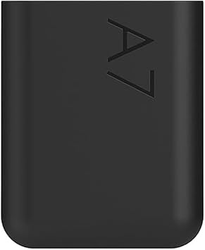 memobottle A7 (Black Ink) Bundle - 6oz (180ml) - Bottle, silicone sleeve & lid | Compact Flat Bottle for Bags & Pockets | BPA Free Tritan | Modern & Minimalist | For Gym, Work & Travel