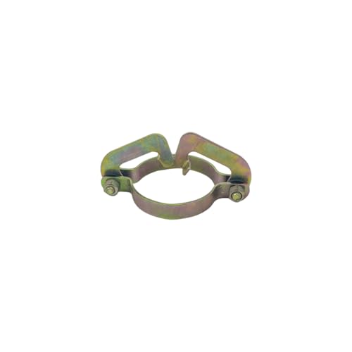 Image of Heavy Duty Metal O-Type Pipe Clamp Ring with Bolt | MS Pipe Holder Clamp for Irrigation /Plumbing Sprinkler Fittings | Anti-Rust Finish | Pack of 20 | 3 inch