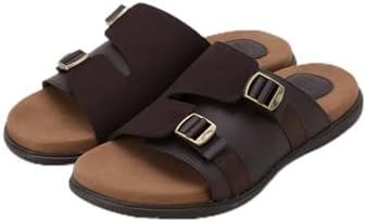 Amazon | [タケオキクチ] コンビスライドサンダル ブラウン（043） 60
