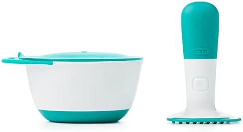 OXO Tot Food Masher, Teal