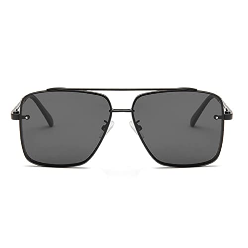 Image of Dervin UV Protected Driving Pilot Gradient Square Metal Body Sunglasses for Men and Women