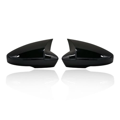 Coque rétroviseur pour Skoda Octavia et VW T-ROC noir brillant