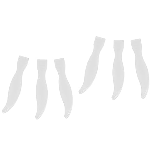 CIYODO 6 Pcs Tray Balance Tweezers Scales Tweezer Science Tweezers Balance Weights Tweezer Tweezers Professional Expenriment Tweezers Hair Removal Tweezers Laboratory White Plastic