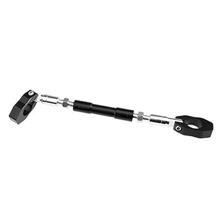 Bike Adjustable Motorcycle Handlebar/Handle Rod Cross Bar Steering Wheel Strength Handle Lever Silver&Black for RE Hunter 350