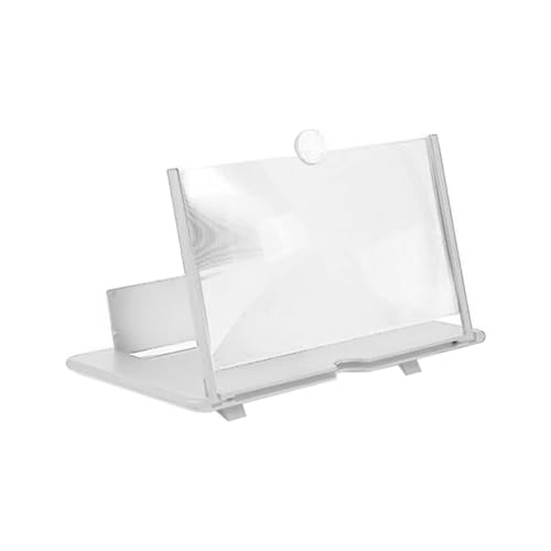 Rinteea Amplificador de pantalla 3D de 10 pulgadas, soporte de vídeo HD portátil para protección ocular para viajes