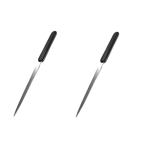 Xianglangsuccess 2 Pcs Letter Opener Letter Opener Stainless Steel Lightweight Hand Envelope Slitter Stainless Steel Blade Ergonomic Handle Office Letter Opener Envelope Slitter School Office #TOP6
