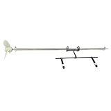 petsola Boot Propeller Elektrischer Drill Propeller Außenbord Boot Propeller Antrieb Welle Schub Befestigung Handbetriebene Propeller Außenbordmotor Reparatur, 1.25 M Verstellbar
