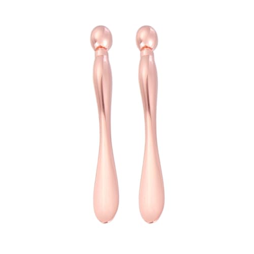 FRCOLOR 2 Stücke Hautpflege Roller Kosmetische Hautpflege Spachtel Gesicht Löffel Augenmassage Stab Auge Massage Werkzeug Auge Massager Stick Auge Gesicht Zauberstab Schaber Massage Stift