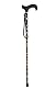 KMINA PRO - Gehstock Damen Blumen, Elegant Aluminium Höhenverstellbar, Herren Verstellbar, Blau faltbar