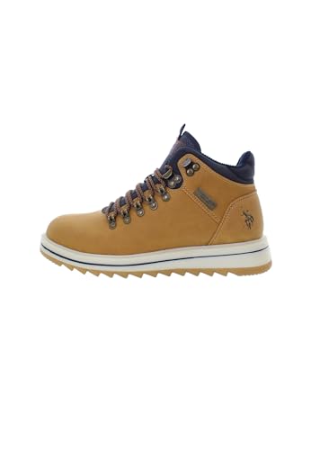 U.S. Polo Assn. - Bottillons VIKING002MDUT1 en synthétique, Brun Caramel (43)