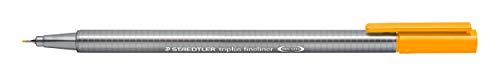 Staedtler 334-430 fineliner triplus, Triangular Shaft, in a Cardboard case, Metal-encased tip, Approximately 0.3 mm - Image 2