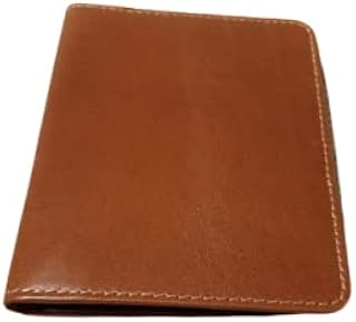 حامل باسبورت انيق، من الجلد الطبيعي، للرجال من ثري انجلز