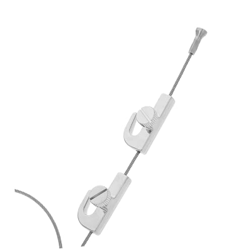 Image of Sturdy Wire Rope Hooks for Photo Frames Gallery Wall Hooks Stainless Steel Photo Hanging Wire