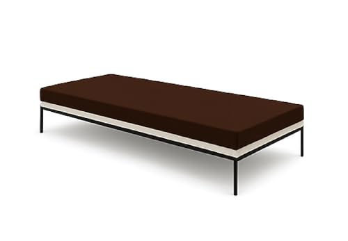 Image of ATOOTFUSION Orthopedic High-Density HR Foam Mattress | High-Resilience (HR) Dual-Sided Foam | Single Size Bed Mattress - 3-Year Warranty (Dark Brown, 72X35X4 Inches)