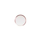 Uhippo Home Button Sticker (Support Fingerprint Indentification System)for iPhone 5s iphone 6/6s iphone 6/6s plus iPad Air 2 iPad Mini 3 iPad Mini 4 Rose Gold Ring White Button-Retail Packaging