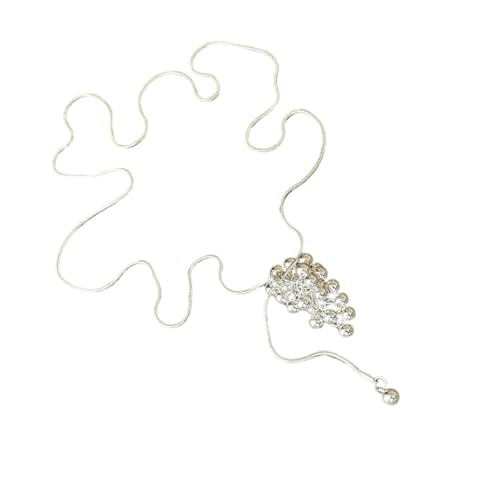 Colorful Grape Bead Neck Chain Extendable Pendant Fashion Necklace Gift for Her