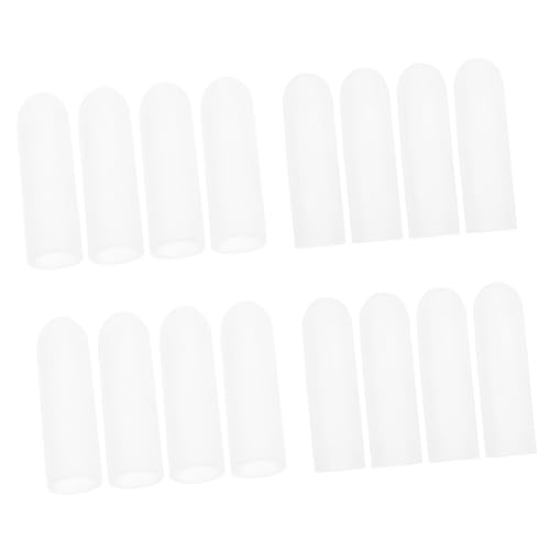 HOMOCONO 8 Pairs Cut Resistant Finger Protectors Sewing Finger Sleeves Silicone