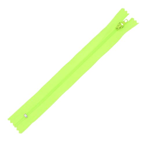 Image of Mandala Crafts 100 PCs Lime Green Closed-End 6 in Nylon Zippers for Sewing