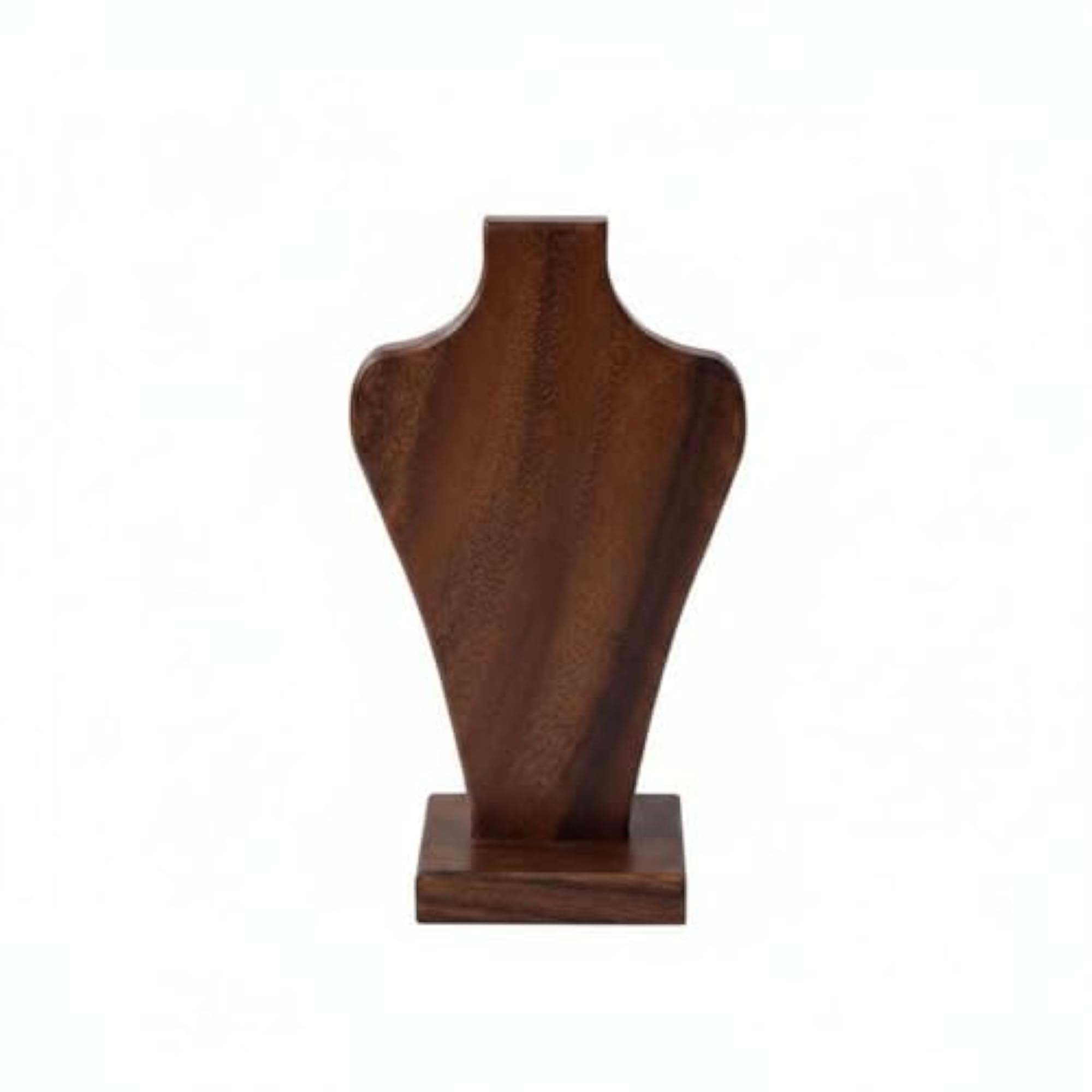 Necklace Display Stand Black Walnut Tiered Jewelry Rack