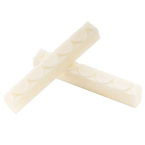 Musiclily Pestana Nut em Osso para Violão Clássico,DJ-05 52x6x9mm (2 Peças)