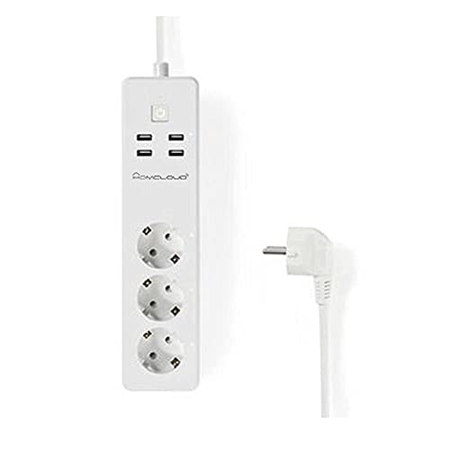 Refoss Multiprise Connectée Compatible avec HomeKit, Multiprise WiFi  Intelligente avec 3 Prises et 4 USB, Multiprise Programmable avec Alexa,  Google Home, Contrôle à Distance, 1,8M, 2500W(Type F) : : Bricolage