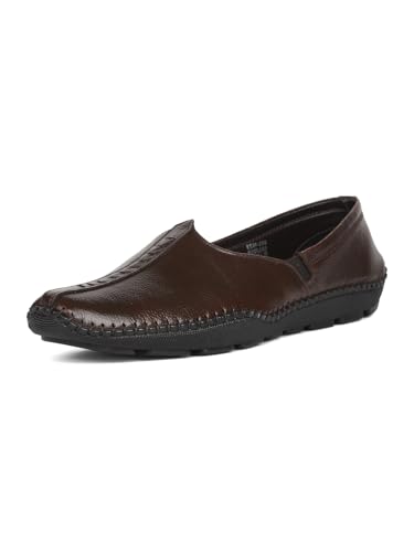 Image of Bata ,JALSA Leather 2.0,Dark Brown Men's Formal Slipon Shoes