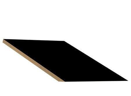 Salsbury 22281BLK Sloping Hood Filler in-Line - 15 Inches Wide - for 21 Inch Deep Extra Wide Designer Wood Locker - Black