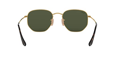 Ray-Ban RB3548NL HEXAGONAL Óculos de Sol Unissex Ouro