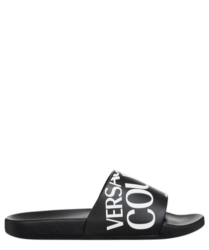 VERSACE JEANS COUTURE Hombre Chancla Black   White 41 EU
