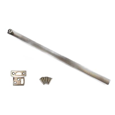 Hardware Satin Nickel 12" Surface Bolt