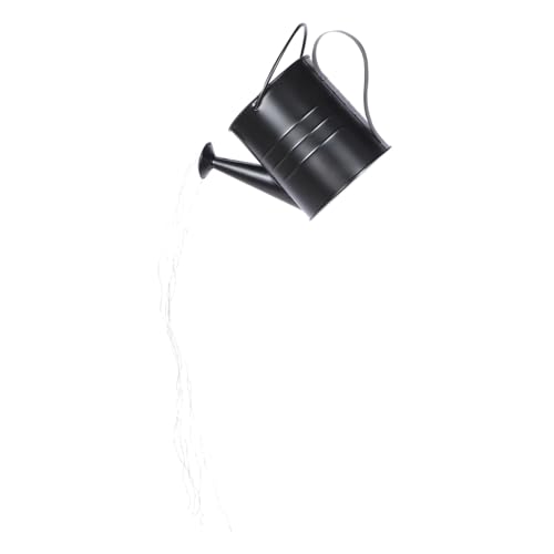 IWOWHERO Led Solar Light Garden Watering Can Lamp Yard Landscape Light Solar Garden Decor Black Watering c