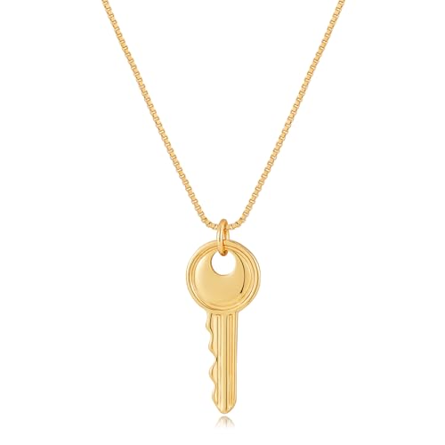 Gold Silver Key Necklace for Women Dainty Key Necklaces Fashion Summer Jewelry