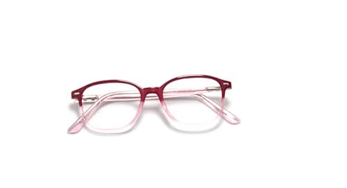 Óculos Armação Infantil Gatinho Com Lentes Sem Grau Xy-8001 Idade:4 A 9 Anos (Rosa-Degradê)