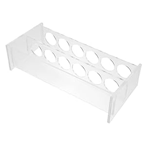 Funomocya Doppelstöckiger Reagenzglasständer 6 Röhren