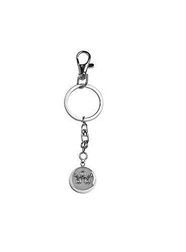 invisawear Smart Jewelry - Personal Safety Device - Silver Unisex Keychain