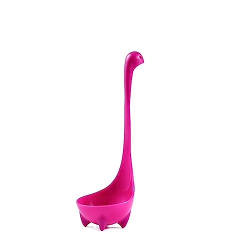 Plastic Loch Ness Monster Soup Spoon Dinosaur For Kitchen Spoons Supplies (Blue Green Purple) Purple